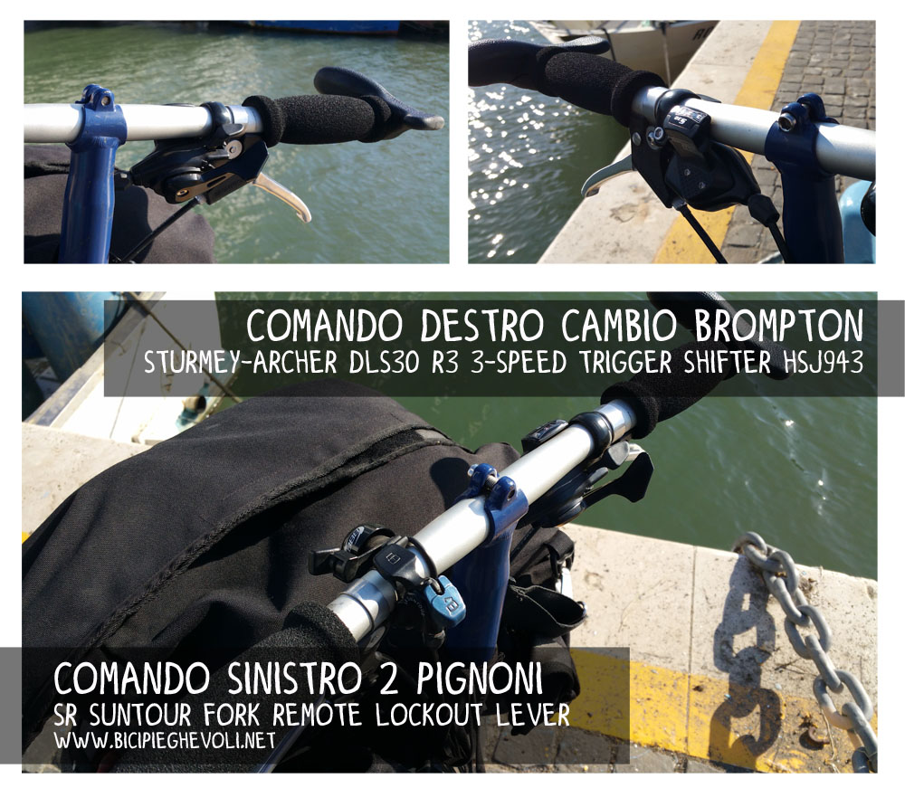 leva destra cambio brompton