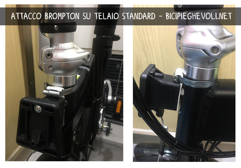 attacco borse brompton bici standard